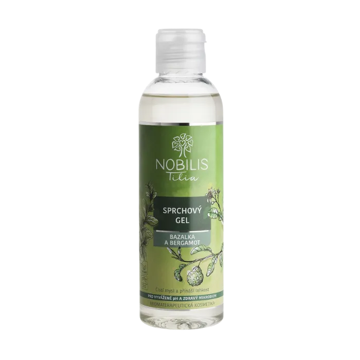 Nobilis Tilia Sprchový gel Bazalka a bergamot 200 ml